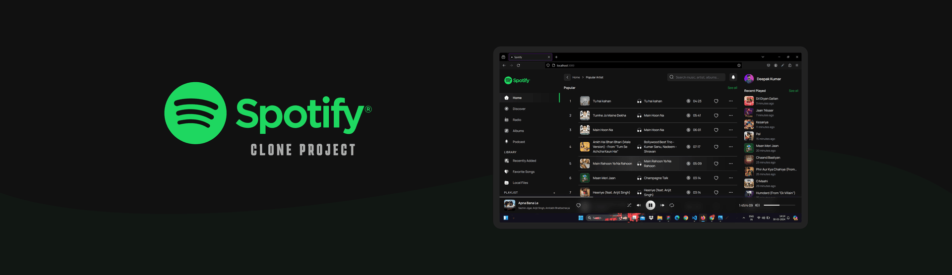 Spotify Clone